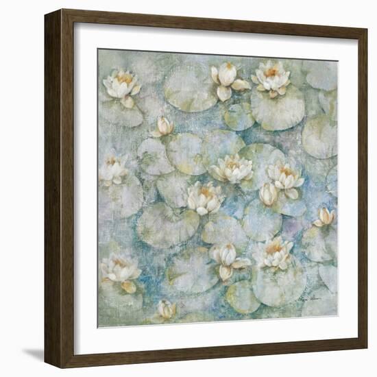 Water Lilies-Cheri Blum-Framed Art Print