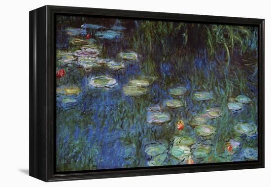 Water Lillies-Claude Monet-Framed Stretched Canvas