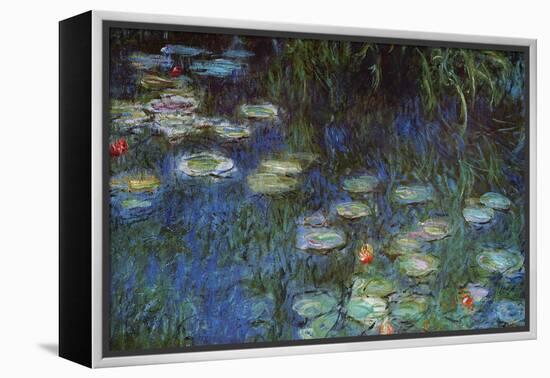 Water Lillies-Claude Monet-Framed Stretched Canvas