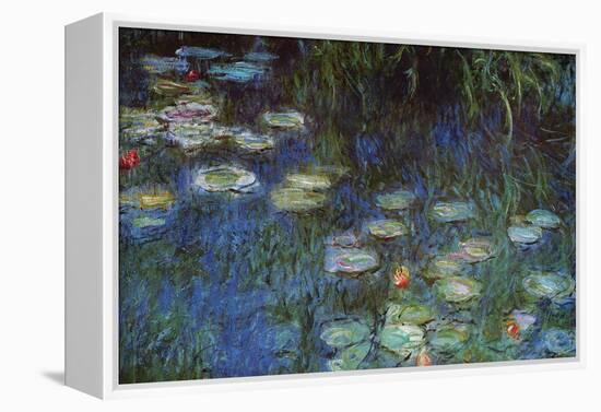 Water Lillies-Claude Monet-Framed Stretched Canvas