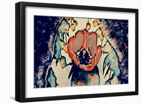 Water Lilly, 2021, (digital)-Scott J. Davis-Framed Giclee Print