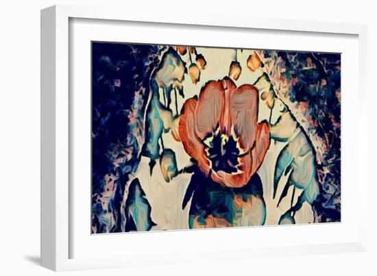 Water Lilly, 2021, (digital)-Scott J. Davis-Framed Giclee Print