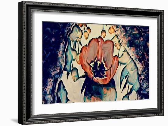 Water Lilly, 2021, (digital)-Scott J. Davis-Framed Giclee Print