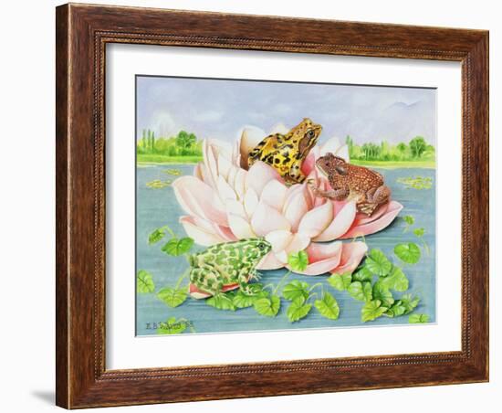 Water Lily, 1998-E.B. Watts-Framed Giclee Print