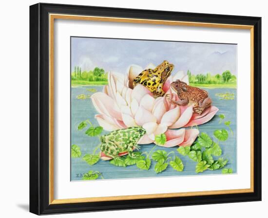 Water Lily, 1998-E.B. Watts-Framed Giclee Print