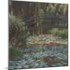 Water Lily Pond, 1900, by Claude Monet, 1840-1926, French Impressionist painting,-Claude Monet-Mounted Art Print