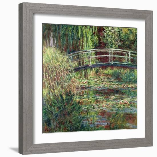 Water Lily Pond, 1900-Claude Monet-Framed Giclee Print