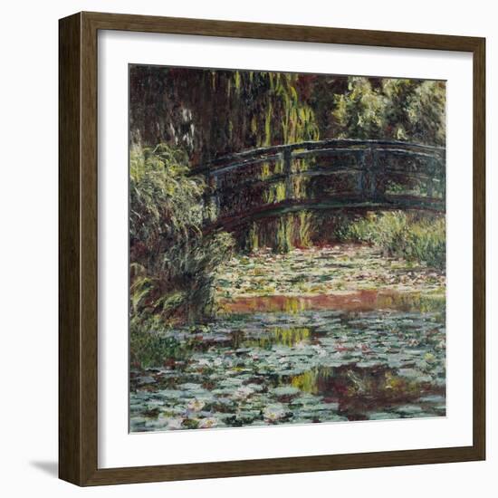 Water Lily Pond, 1900-Claude Monet-Framed Art Print