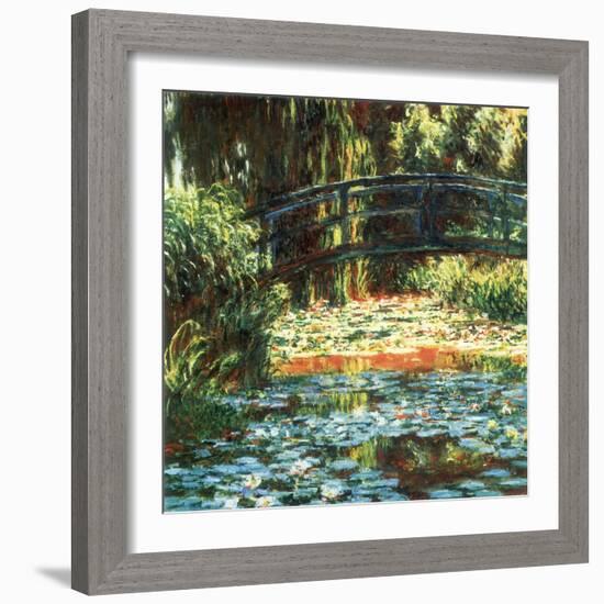 Water Lily Pond, 1900-Claude Monet-Framed Giclee Print