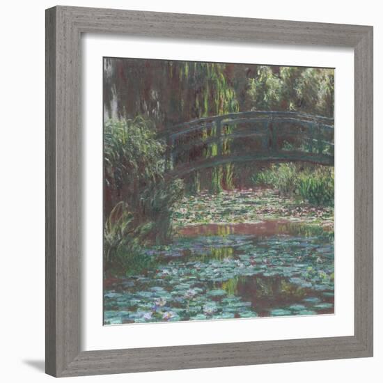 Water Lily Pond, 1900-Claude Monet-Framed Giclee Print