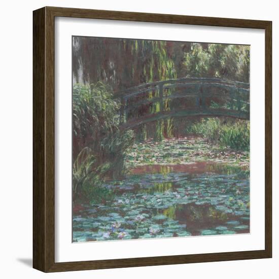 Water Lily Pond, 1900-Claude Monet-Framed Giclee Print