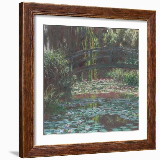 Water Lily Pond, 1900-Claude Monet-Framed Giclee Print