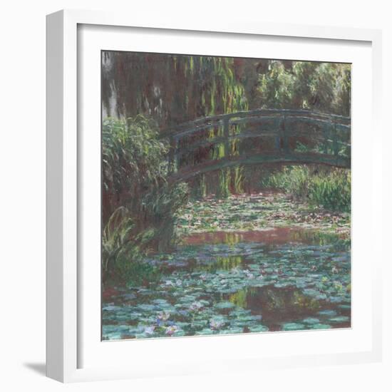 Water Lily Pond, 1900-Claude Monet-Framed Giclee Print