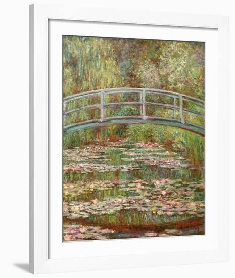 Water Lily Pond, c.1899-Claude Monet-Framed Giclee Print