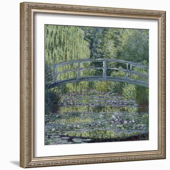 Water Lily Pond (Harmonie Verte), c.1899-Claude Monet-Framed Giclee Print