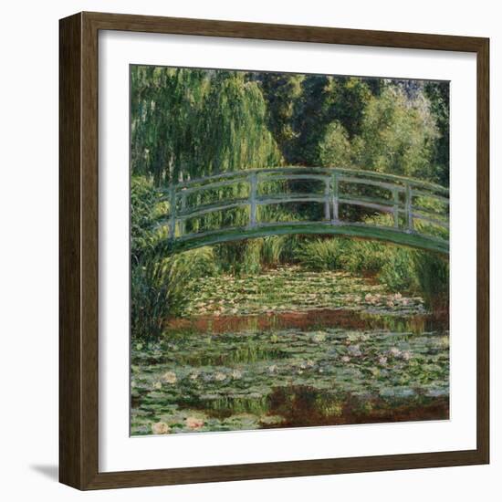 Water Lily Pool, 1899-Claude Monet-Framed Giclee Print