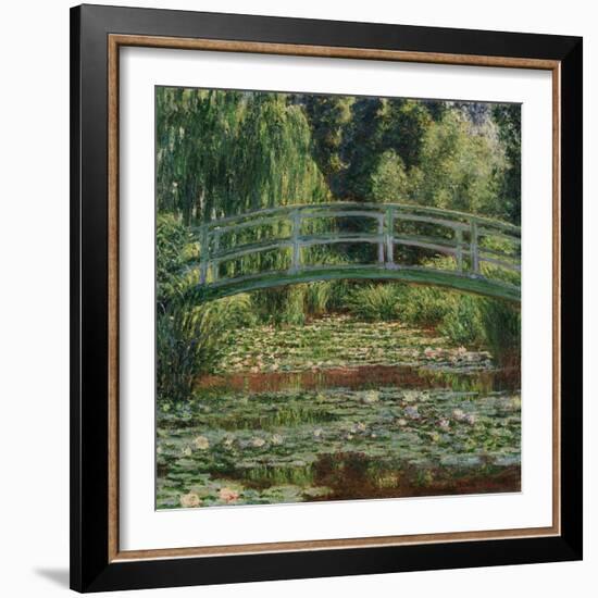 Water Lily Pool, 1899-Claude Monet-Framed Giclee Print