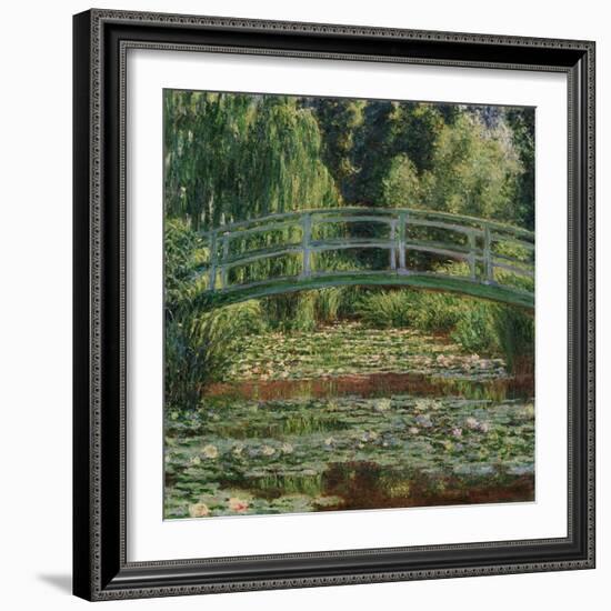 Water Lily Pool, 1899-Claude Monet-Framed Giclee Print