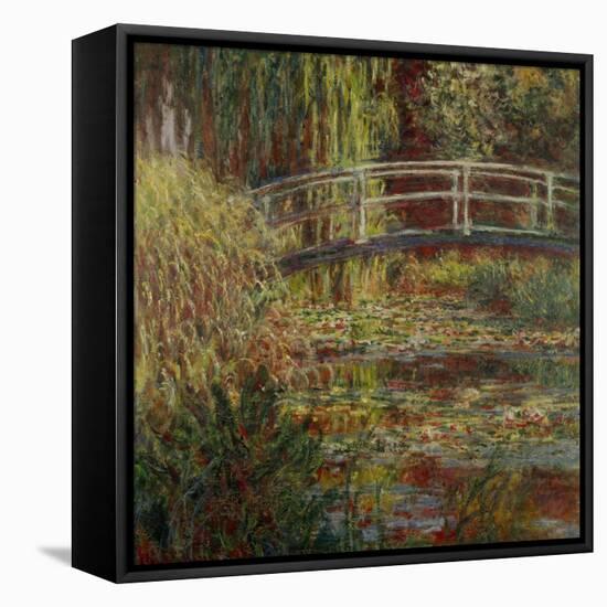 Water-Lily Pool, Harmony in Pink-Claude Monet-Framed Premier Image Canvas