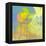 Water Lily Shadows-Jan Weiss-Framed Stretched Canvas