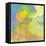 Water Lily Shadows-Jan Weiss-Framed Stretched Canvas