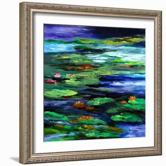 Water Lily Somnolence, 2010-Patricia Brintle-Framed Giclee Print