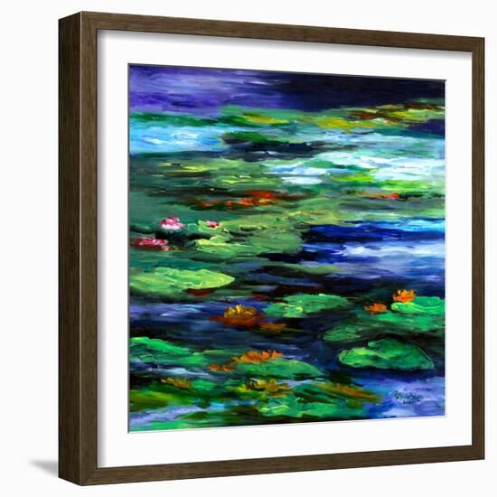 Water Lily Somnolence, 2010-Patricia Brintle-Framed Giclee Print