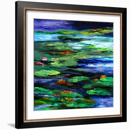 Water Lily Somnolence, 2010-Patricia Brintle-Framed Giclee Print