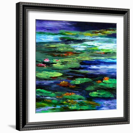 Water Lily Somnolence, 2010-Patricia Brintle-Framed Giclee Print