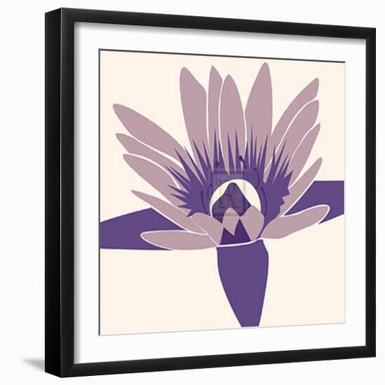 Water-Lily-Emily Burrowes-Framed Art Print