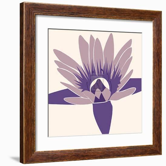 Water-Lily-Emily Burrowes-Framed Art Print