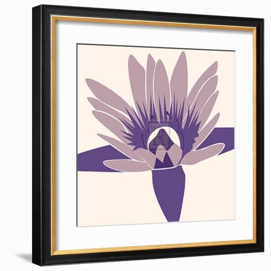 Water-Lily-Emily Burrowes-Framed Art Print