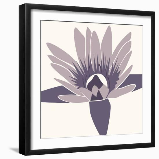 Water-Lily-Emily Burrowes-Framed Giclee Print