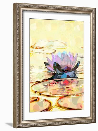 Water Lily-Scott J. Davis-Framed Giclee Print