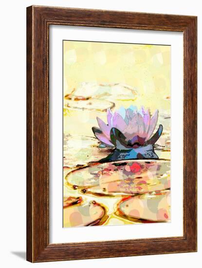 Water Lily-Scott J. Davis-Framed Giclee Print