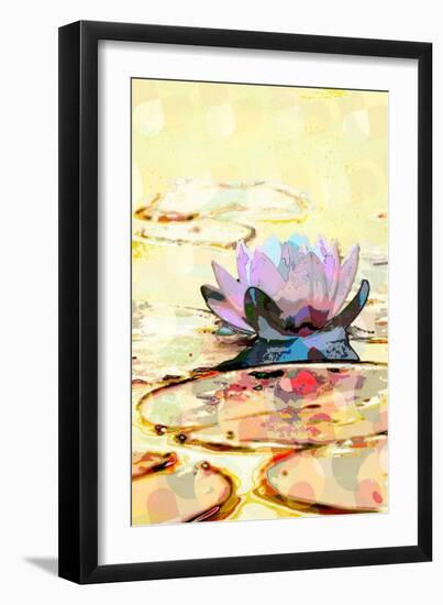 Water Lily-Scott J. Davis-Framed Giclee Print