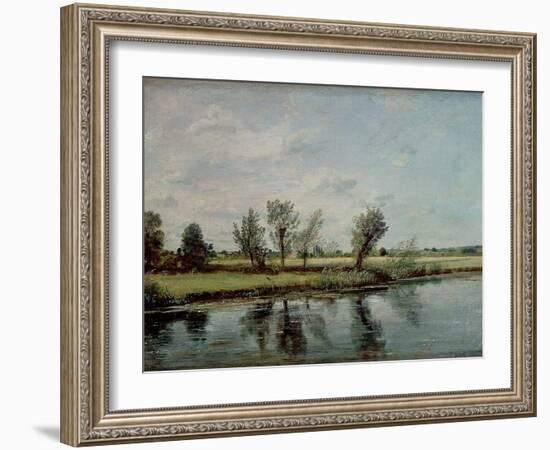 Water Meadows Near Salisbury, c.1820-John Constable-Framed Giclee Print