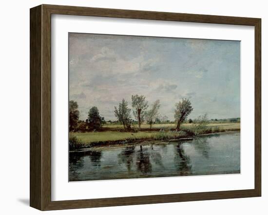 Water Meadows Near Salisbury, c.1820-John Constable-Framed Giclee Print