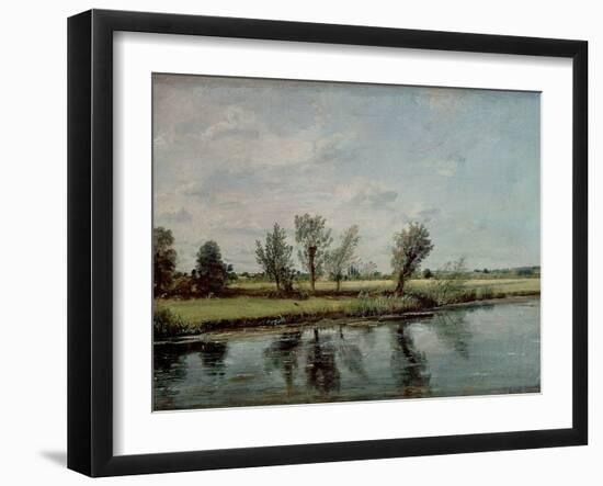 Water Meadows Near Salisbury, c.1820-John Constable-Framed Giclee Print