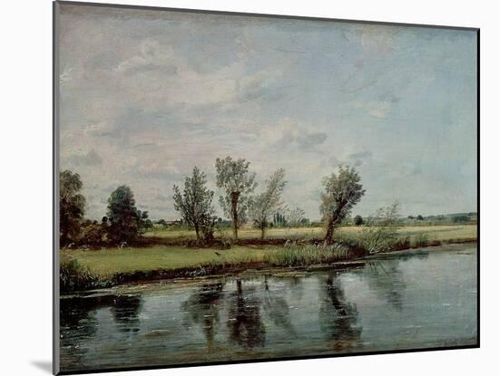 Water Meadows Near Salisbury, c.1820-John Constable-Mounted Giclee Print