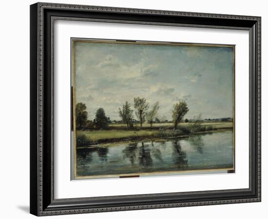 Water Meadows Near Salisbury, Wiltshire-John Constable-Framed Giclee Print