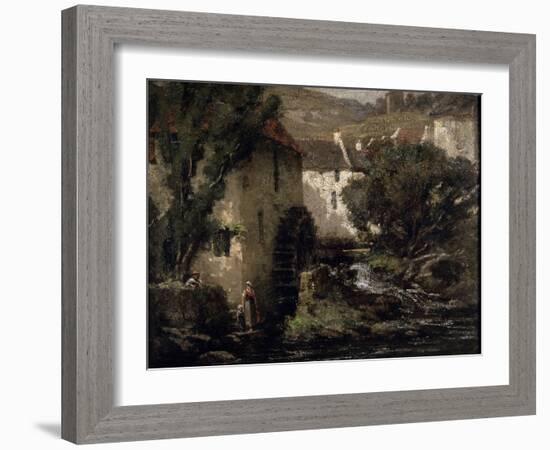 Water Mill, 19th Century-Gustave Courbet-Framed Giclee Print