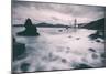 Water Movement at Marshall Beach - Golden Gate Bridge, San Francisco-Vincent James-Mounted Photographic Print
