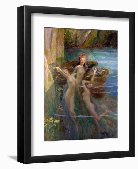 Water Nymphs, 1927-Gaston Bussiere-Framed Giclee Print