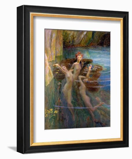 Water Nymphs, 1927-Gaston Bussiere-Framed Giclee Print