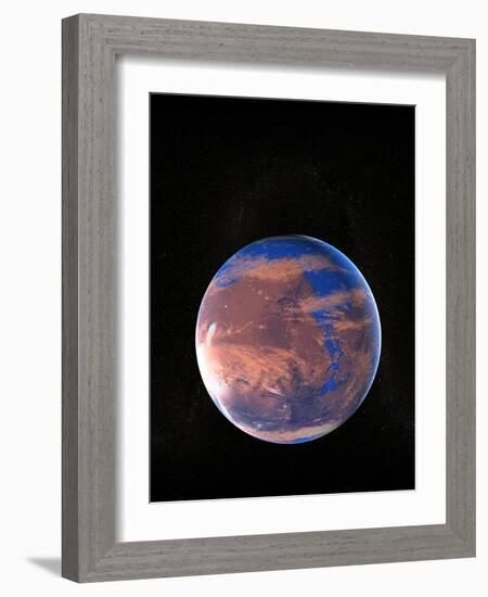 Water on a Prehistoric Mars-Christian Darkin-Framed Photographic Print