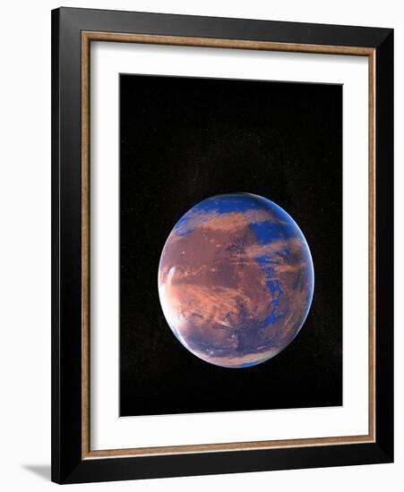 Water on a Prehistoric Mars-Christian Darkin-Framed Photographic Print