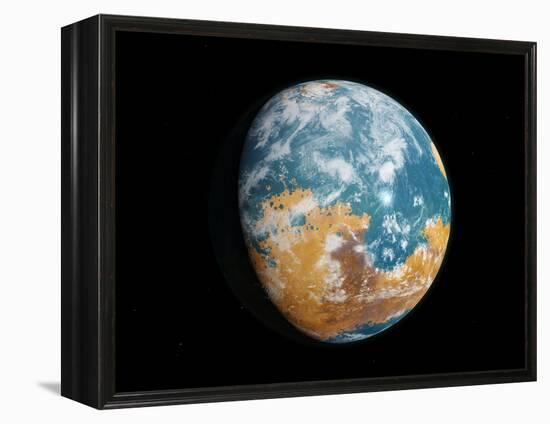 Water on Mars In Its Past-Joe Tucciarone-Framed Premier Image Canvas