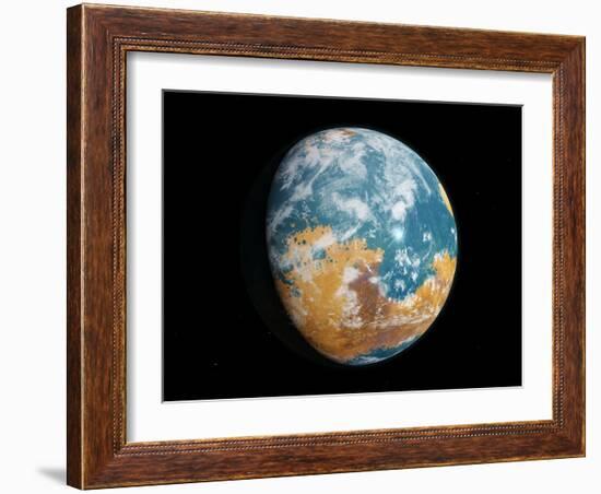 Water on Mars In Its Past-Joe Tucciarone-Framed Photographic Print