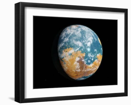 Water on Mars In Its Past-Joe Tucciarone-Framed Photographic Print